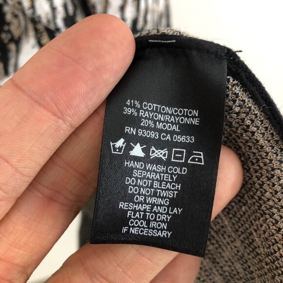 Nic+Zoe Falling Lines Twirl Jacquard Knit Dress, size 1X - Picture 7 of 8